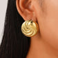 Mix Designs Earrings [304 Stainless Steel, 18K Gold Plated]