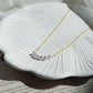 Pearl Necklace [304 Stainless Steel,18K Gold Plated]