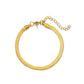 Snake Chain Bracelet [304 Stainless Steel,18K Gold Plated]