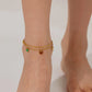 Butterfly Pearl Shell Anklet [304 Stal nierdzewna]