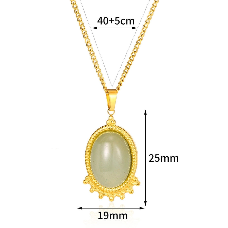 Jewelry Bohemian Round 304 Stainless Steel Plating Pendant Necklace