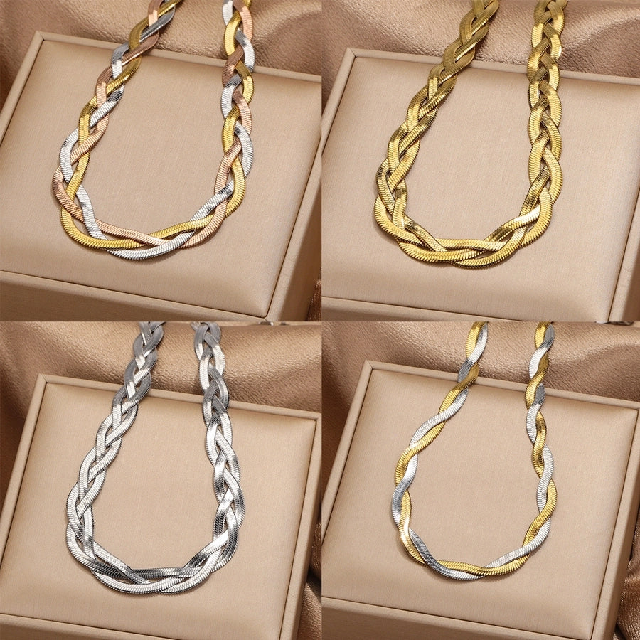 Braid Chain Bracelet/Necklace [304 Stainless Steel]