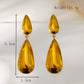 Luxurious Water Droplets Earrings [304 Stainless Steel]