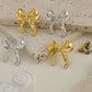 Bow Knot Stud Earrings [304 Stainless Steel]