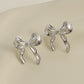 Bow Knot Stud Earrings [304 Stainless Steel]