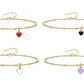 Heart Shape Chain Bracelet/Anklet [Stainless Steel]