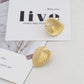 Heart Earrings [304 Stainless Steel,18K Gold Plated]