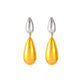 Two Tone Drop Earrings [304 Stainless Steel]