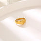 Mix -Designs Ringe [304 Edelstahl 18K Gold plattiert]