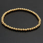 Round Beads Elastic Bracelet [304 Stainless Steel