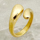 Retro Simple Style Ring [304 Stainless Steel 14K Gold Plated]