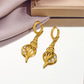 Conch Shell Drop Earrings [316 Stainless Steel,18K Gold Plated]