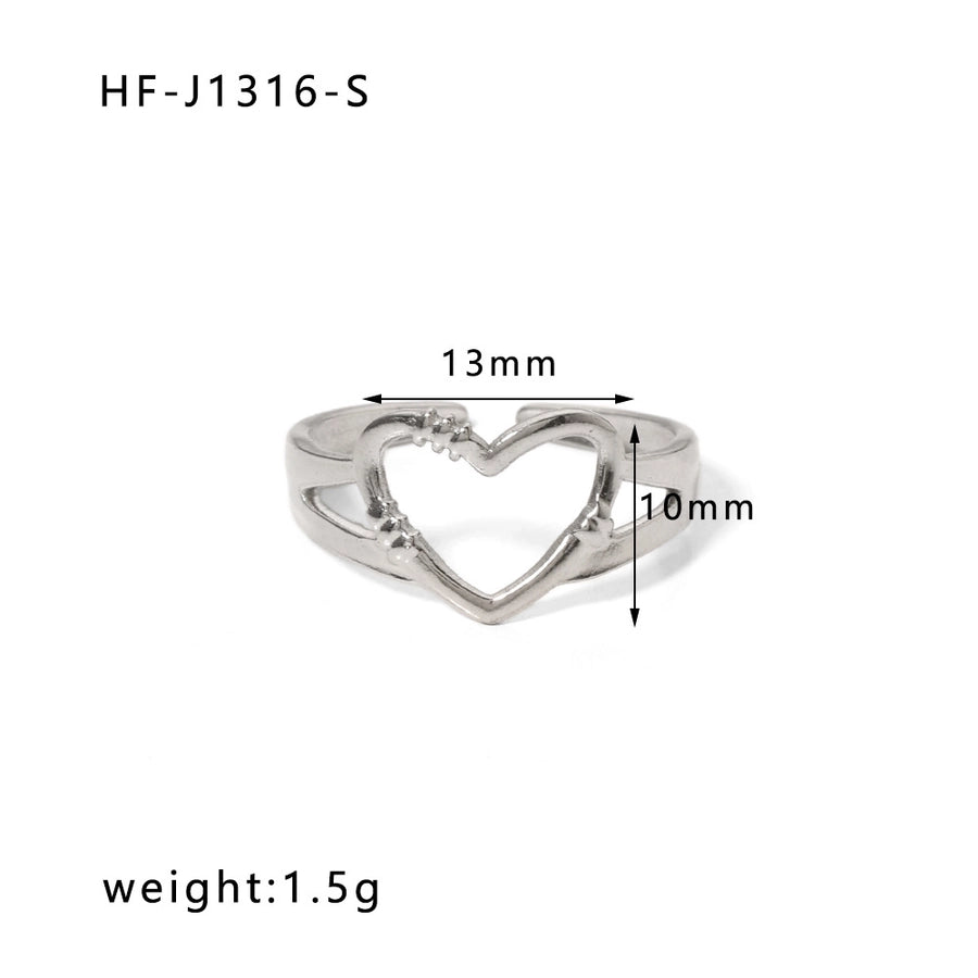 Mix Designs Silver Ring [Stainless Steel]