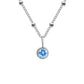 Geometric Rhinestones Pendant Necklace [304 Stainless Steel,14K Gold Plated]