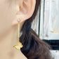 Luxuriosus Butterfly Pendientes [304 acero inoxidable, 18k dorado chapado]