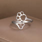 Paw Print Open Ring [304 Stainless Steel 18K Gold Plated]