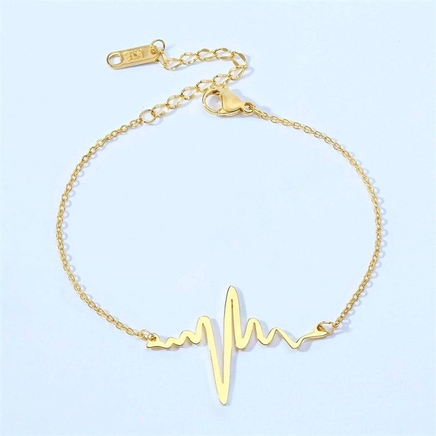 Mix Chain Bracelet [201 Stainless Steel, 18K Gold Plated]