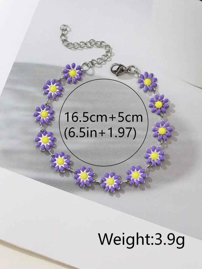 Daisy Bracelet [304 Stainless Steel]