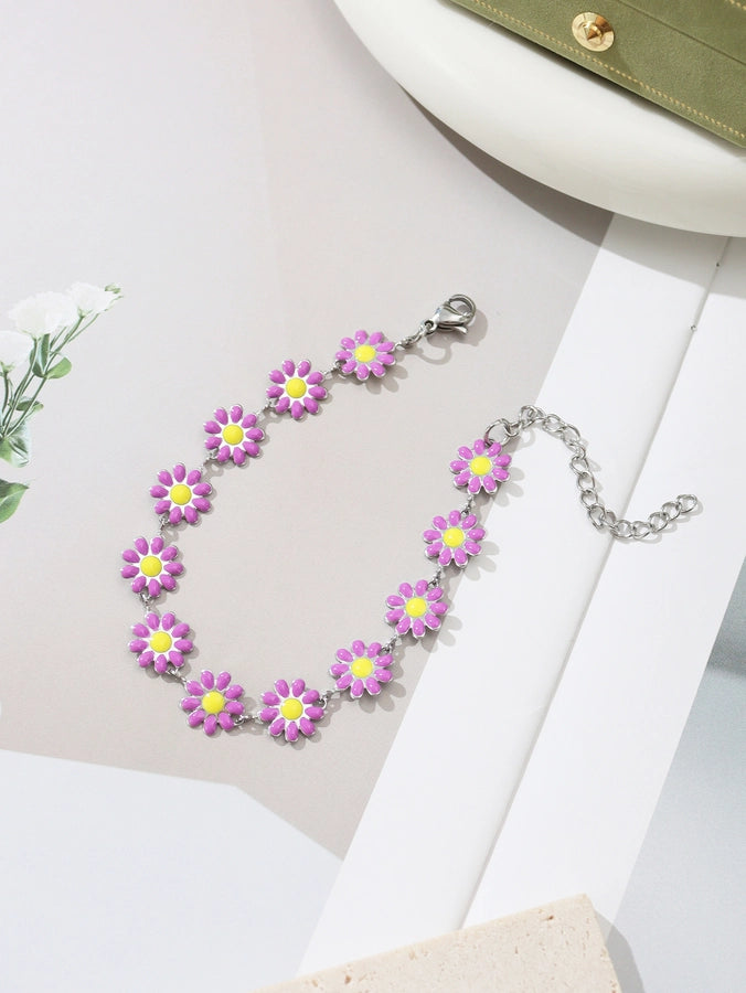 Daisy Bracelet [304 Stainless Steel]