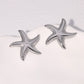 Marine Style Beach Starfish Earrings [304 Stainless Steel,18K Gold Plated]