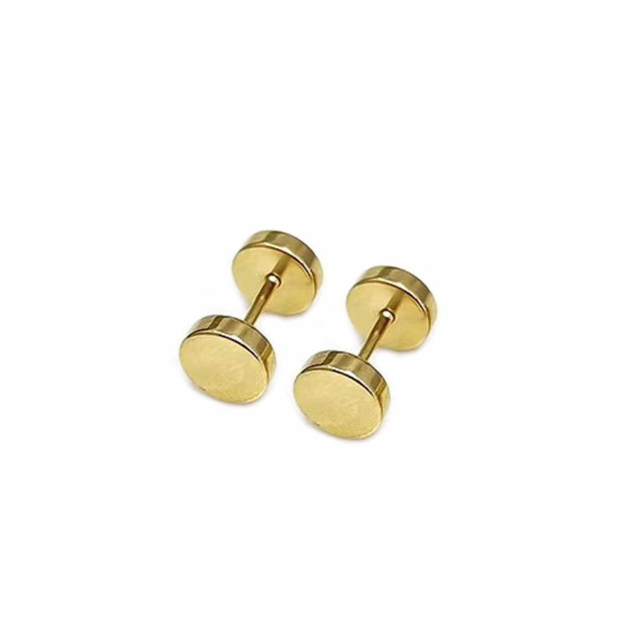 Basic Simple Style Geometric Stud Earrings [304 Stainless Steel]