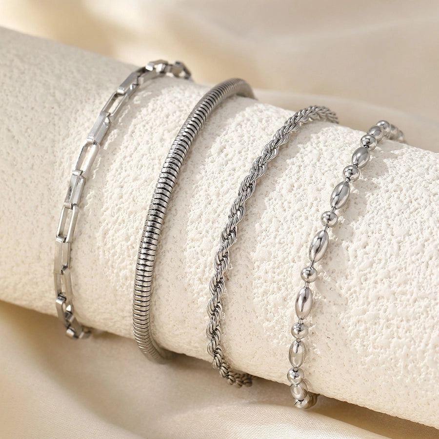 Four Layers Chain Bracelet [304 Stainless Steel]