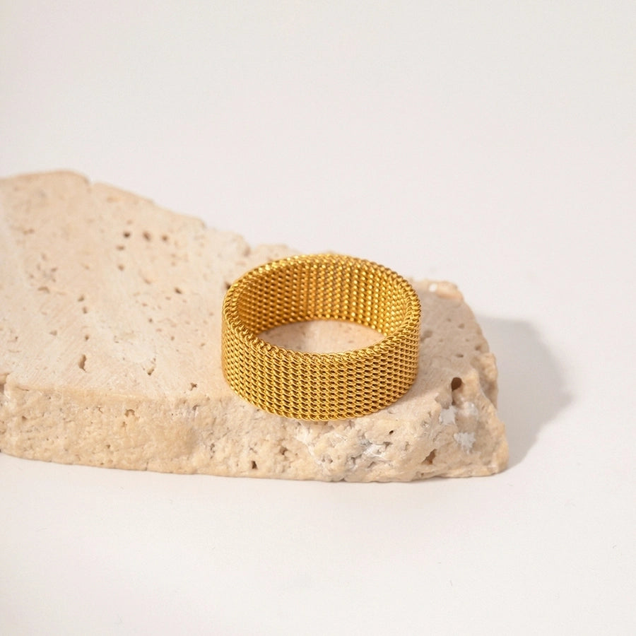 Fastfarve ring [304 rustfrit stål]