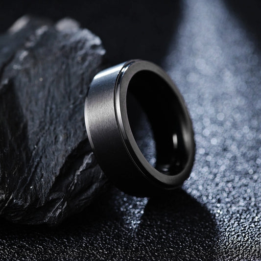 Anello nero [304 acciaio inossidabile]