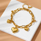 Various Heart Shape Chain Bracelets [Stainless Steel]