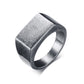 simple style geometric stainless steel rings stainless steel rings