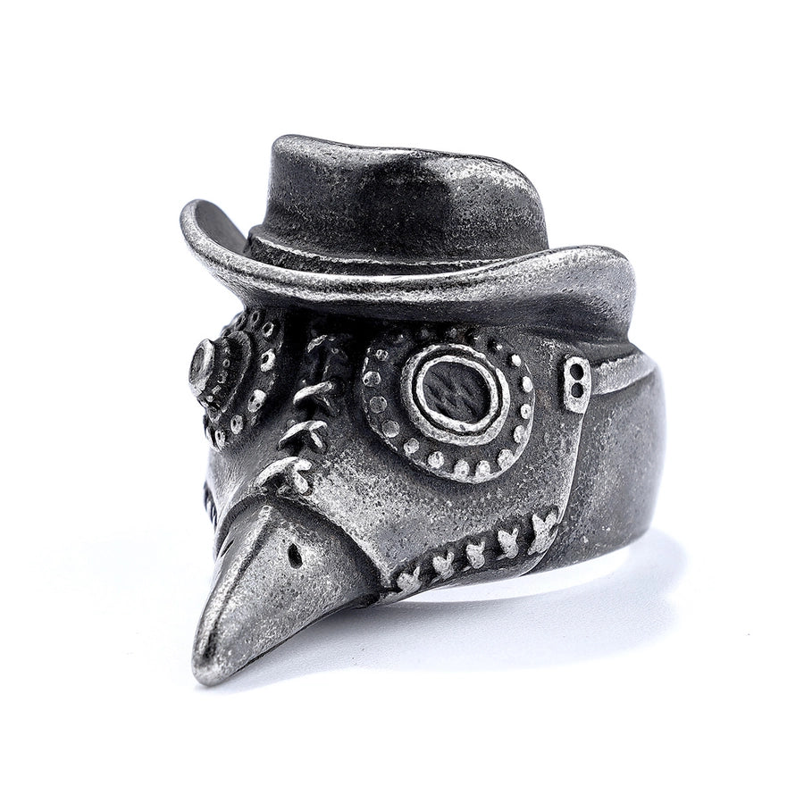 Retro Punk Crow 304 Stainless Steel Men'S Rings