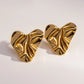 Mix Heart Earrings [304 Stainless Steel,18K Gold Plated]