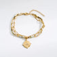 Eye Natural Stone Bracelets [Stainless Steel, 18K Gold Plated]