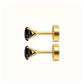 Round Plating Ear Studs [304 Stainless Steel 18K Gold Plated]