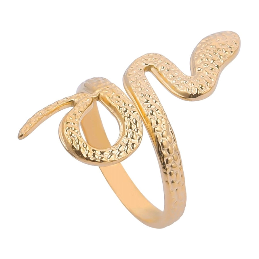 Snake Ring [304 Stainless Steel, 18K Gold Plated]