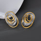 Mix Silver Gold Ear Studs [304 Stainless Steel]