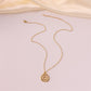 Spiral Necklace [304 Stainless Steel,18K Gold Plated]