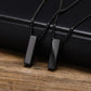 Streetwear Square Pendant Necklace [304 Stainless Steel]