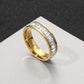 Zircon Band Ring [304 Stainless Steel]