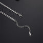 Silver Curb Chain Anklet [304 Stainless Steel]