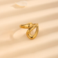 Irregular Ring [304 Stainless Steel 18K Gold Plated]