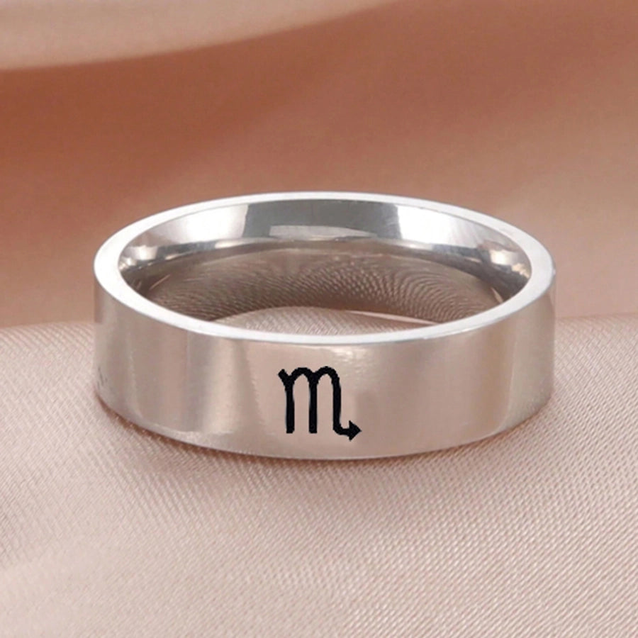 Zodiac Constellation Ring [304 Stainless Steel]