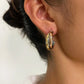 Commute Circle Hoop Earrings [316L Stainless Steel,18K Gold Plated]