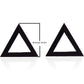 Triangle Moon Heart Shape Earrings [304 Stainless Steel]