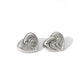 Heart Shape Plating Earrings [304 Stainless Steel,18K Gold Plated]