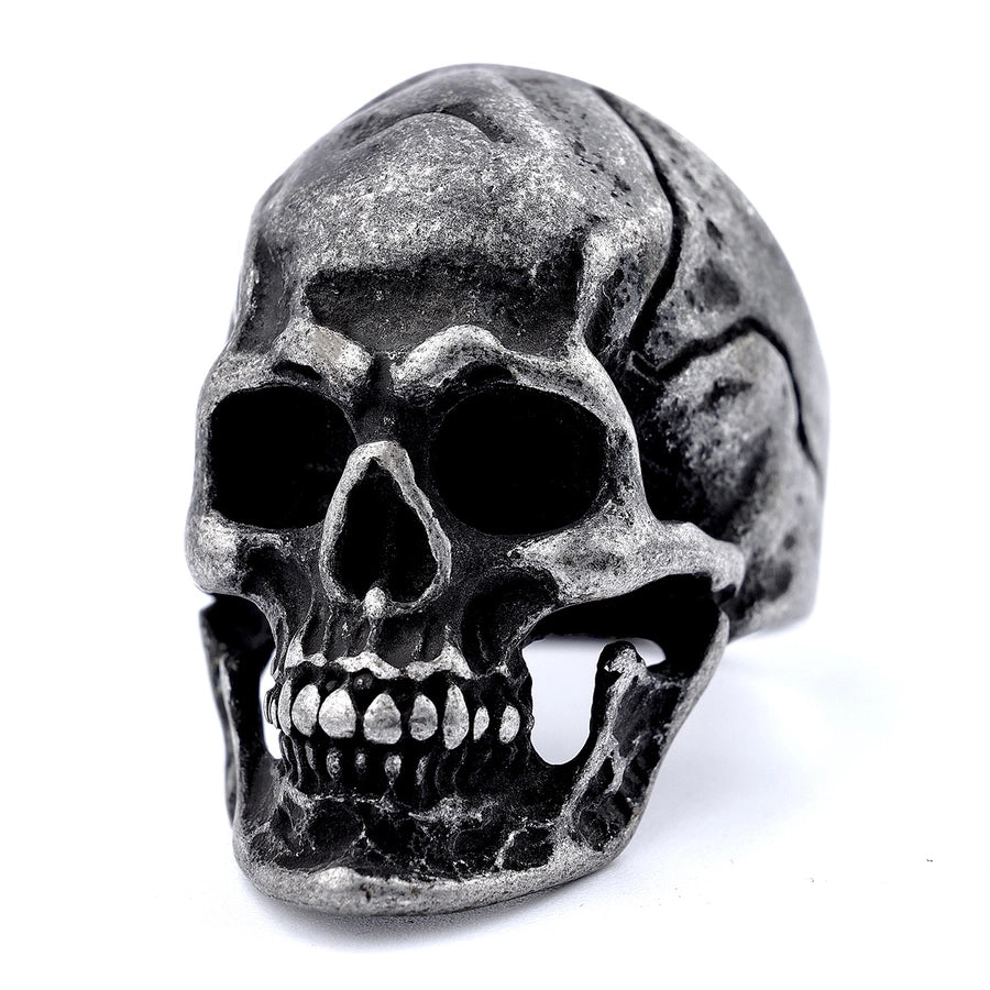 Hip-Hop Punk Streetwear Skull 304 Stainless Steel Halloween Men'S Rings