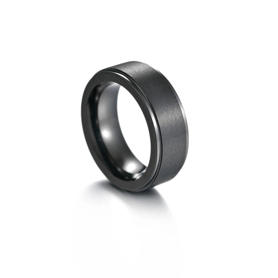 Black Ring [304 Stainless Steel]