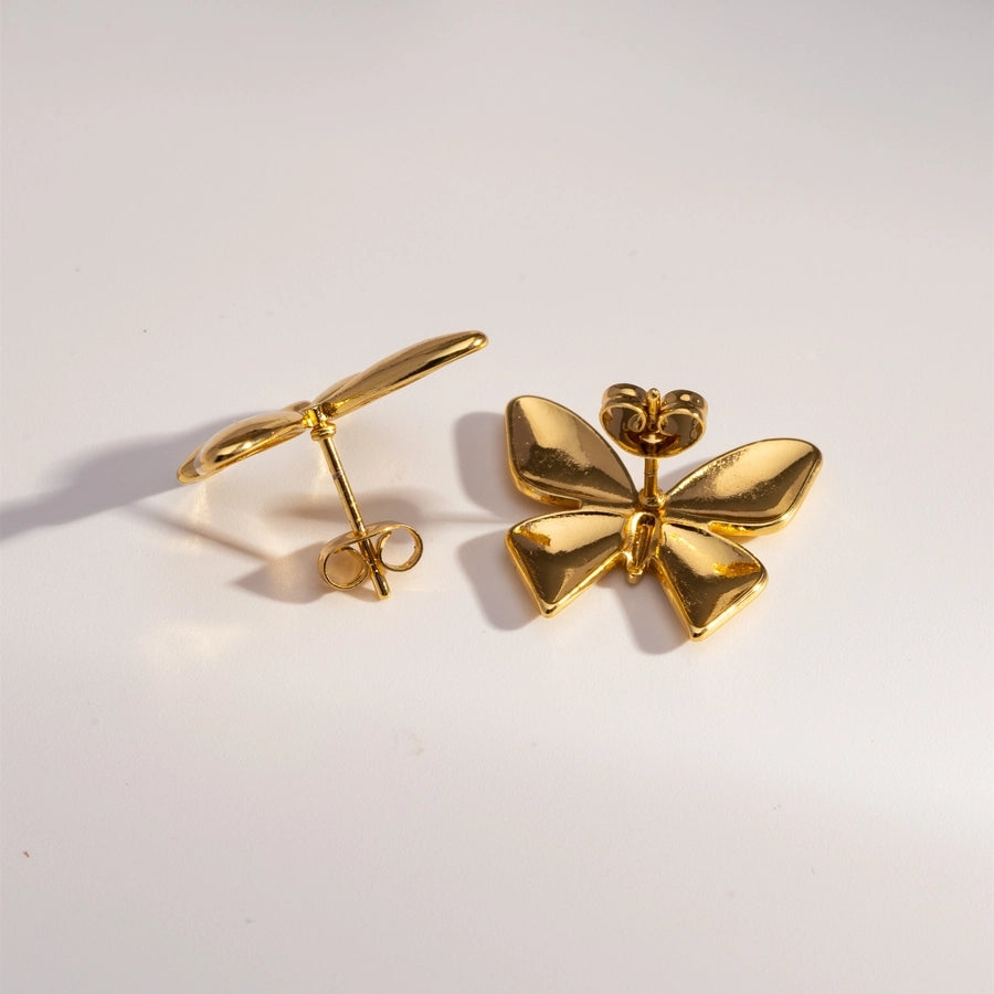 Mix Designs Earrings [304 Stainless Steel,18K Gold Plated]