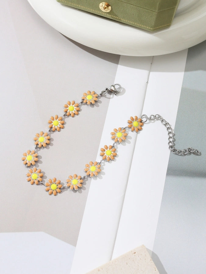 Daisy Bracelet [304 Stainless Steel]