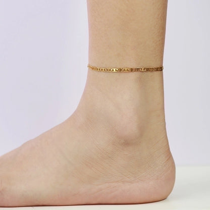 Cadeia de cabos Anklet [201 aço inoxidável]